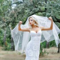 Vestido de noiva em malha (foto)