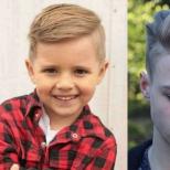 Fashionable hairstyles for boys and teenagers