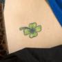 Төрт жапырақты беде татуировкасы: қыздар мен жігіттерге арналған мағына Білектегі беде татуировкасы