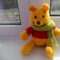 Crochet Winnie the Pooh: kelas master dengan deskripsi dan diagram Pelajaran langkah demi langkah dalam foto