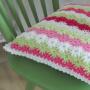 Crocheted pillows: a selection with diagrams and descriptions Cushion covers assembled from individual elements